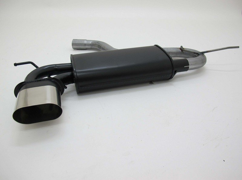 Novus Sport Endschalldämpfer 135x75mm scharfkantig für Audi A3 / VW Golf 5 / VW Golf 6 / VW Scirocco A2852E0S