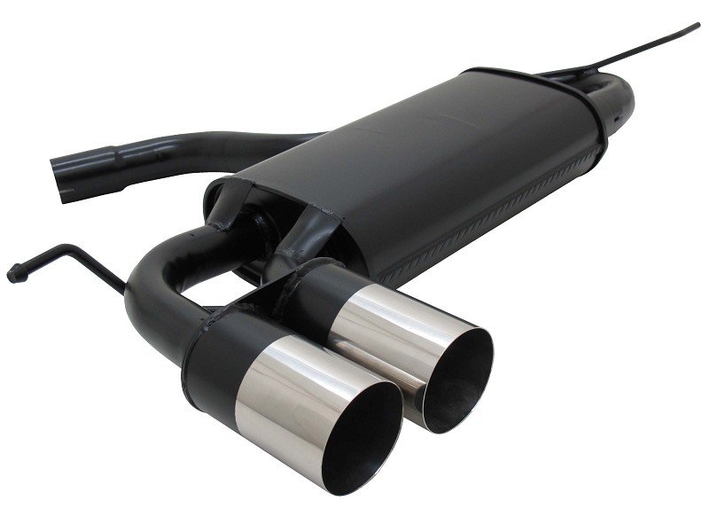 Novus Sport Endschalldämpfer für Audi A3 / VW Golf 5 / VW Golf 6 / VW Scirocco 2x76mm RL-Design A2852E76RL