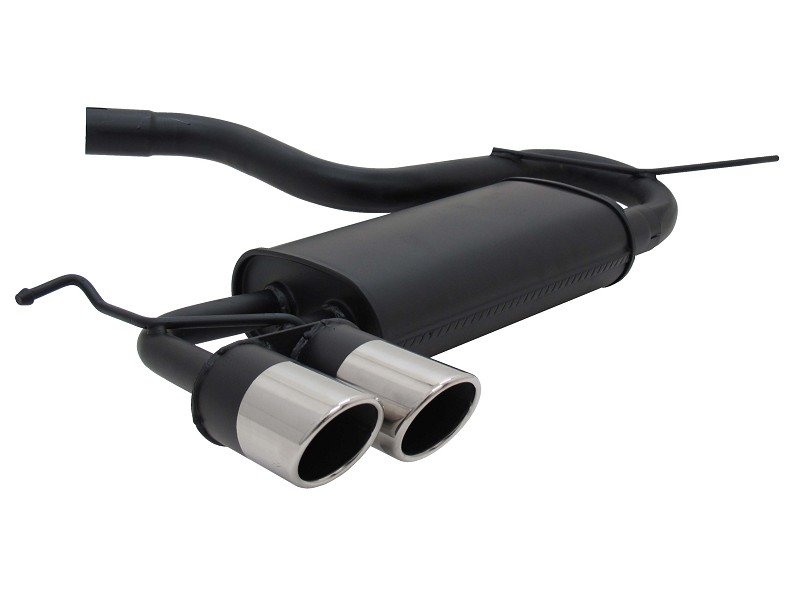 Novus Sport Endschalldämpfer für Audi A3 / VW Golf 5 / VW Golf 6 / VW Scirocco 2x76mm SR-Design A2852E76SR