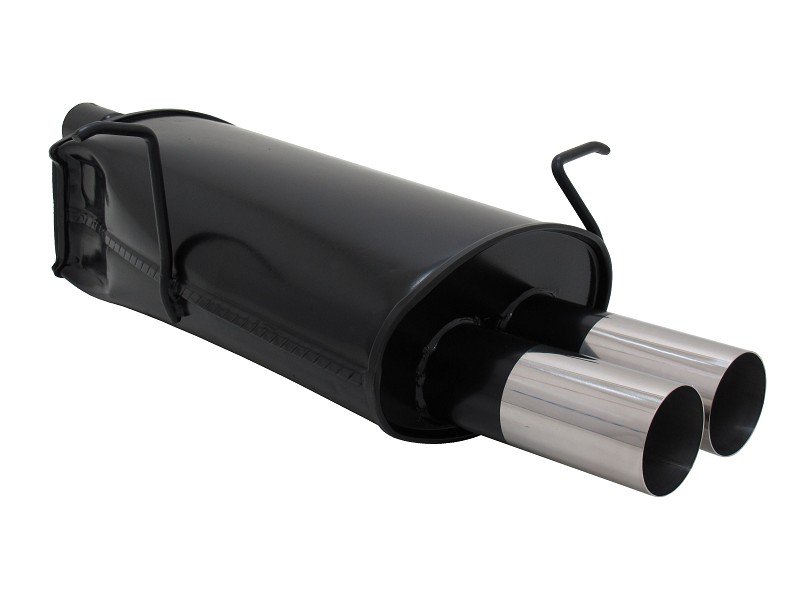 Novus Sport Endschalldämpfer für BMW E46 2x76mm RL-Design A3002E76RL