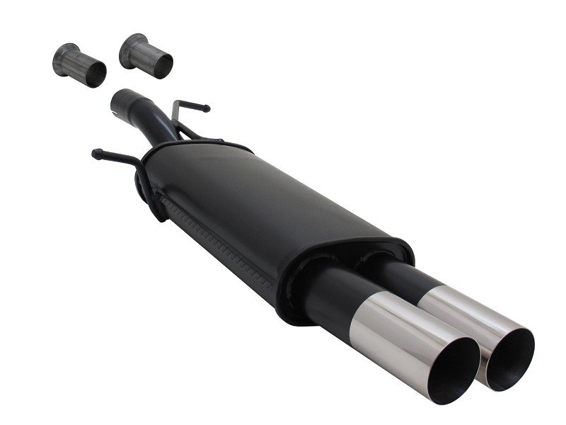 Novus Sport Endschalldämpfer für Peugeot 307 / Citroen C4 2x76mm RL-Design A3072E76RL