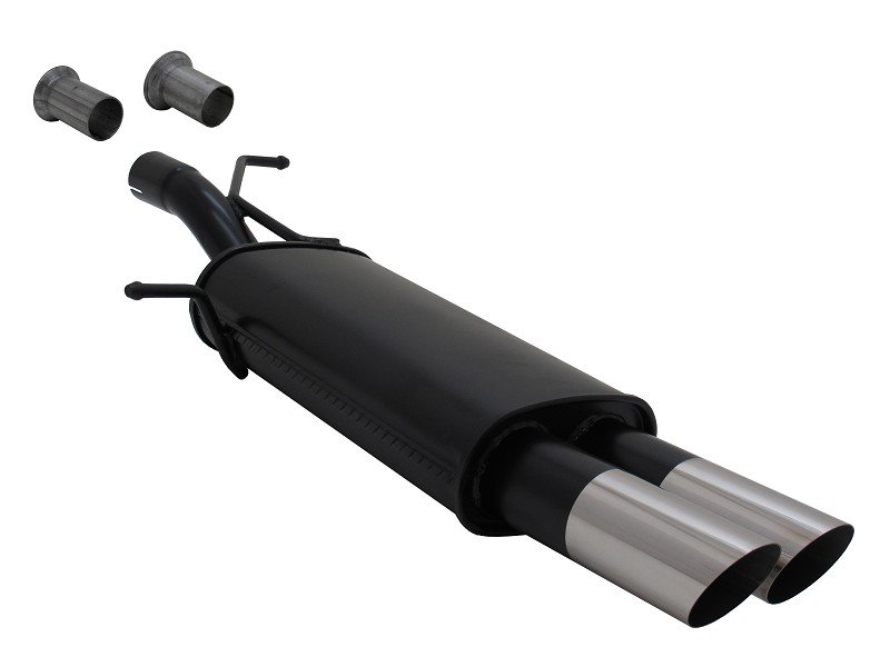 Novus Sport Endschalldämpfer für Peugeot 307 / Citroen C4 2x76mm MS-Design A3072E76S