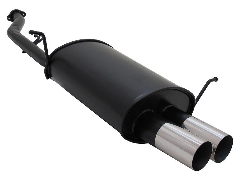 Novus Sport Endschalldämpfer für BMW E36 Compact 316i 2x76mm RL-Design A3162E76RL