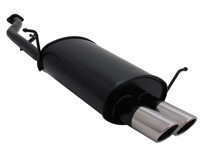 Novus Sport Endschalldämpfer für BMW E36 Compact 316i 2x76mm SR-Design A3162E76SR