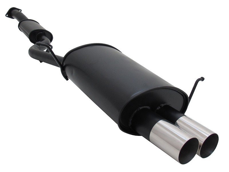 Novus Sport Endschalldämpfer für BMW E36 Compact 318Ti 2x76mm RL-Design A3182E76RL