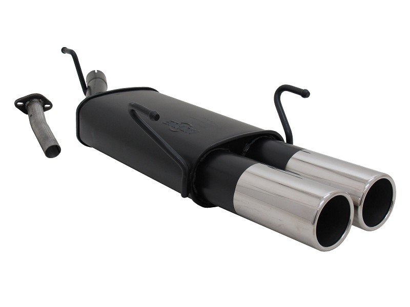 Novus Sport Endschalldämpfer für Opel Astra G Caravan 2x90mm A3262E90