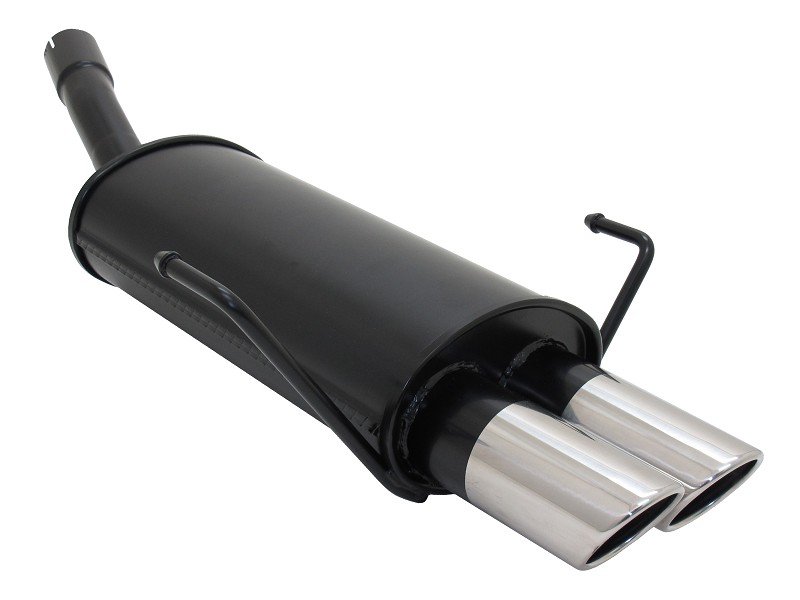 Novus Sport Endschalldämpfer für Opel Astra H Fließheck 2x76mm SR-Design A3272E76SR