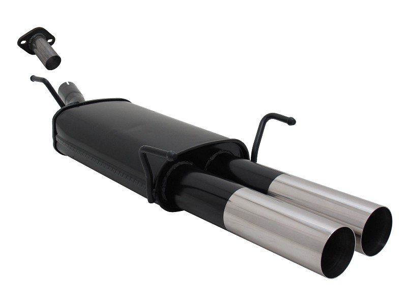 Novus Sport Endschalldämpfer für Opel Astra G Coupe / Cabrio 2x76mm RL-Design A3282E76RL