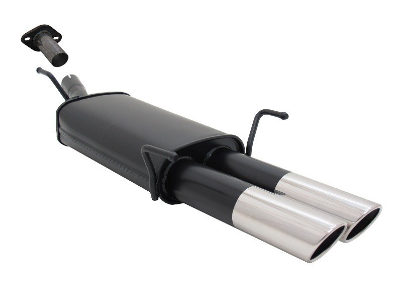 Novus Sport Endschalldämpfer für Opel Astra G Coupe / Cabrio 2x76mm SR-Design A3282E76SR