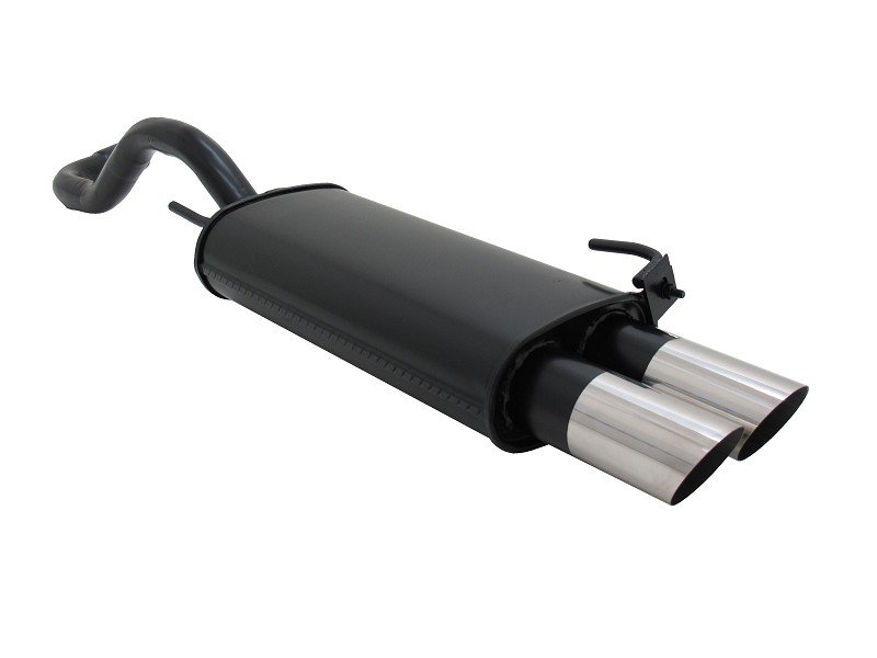 Novus Sport Endschalldämpfer für VW Polo 4 6N / 6N2 2x76mm MS-Design A3312E76S