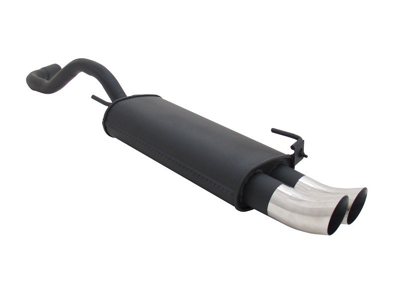 Novus Sport Endschalldämpfer für VW Polo 4 6N / 6N2 2x76mm DTM A3312ED76