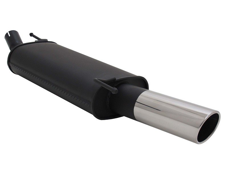 Novus Sport Endschalldämpfer für VW Polo 9N / 9N3 1x90mm SR-Design A3331E90SR