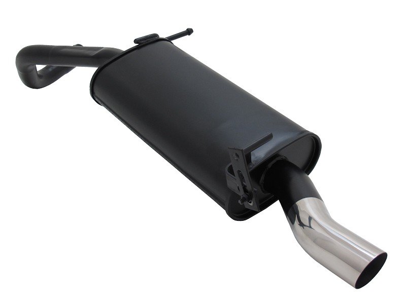 Novus Sport Endschalldämpfer für VW Polo 9N / 9N3 1x60mm S-Design A3331S