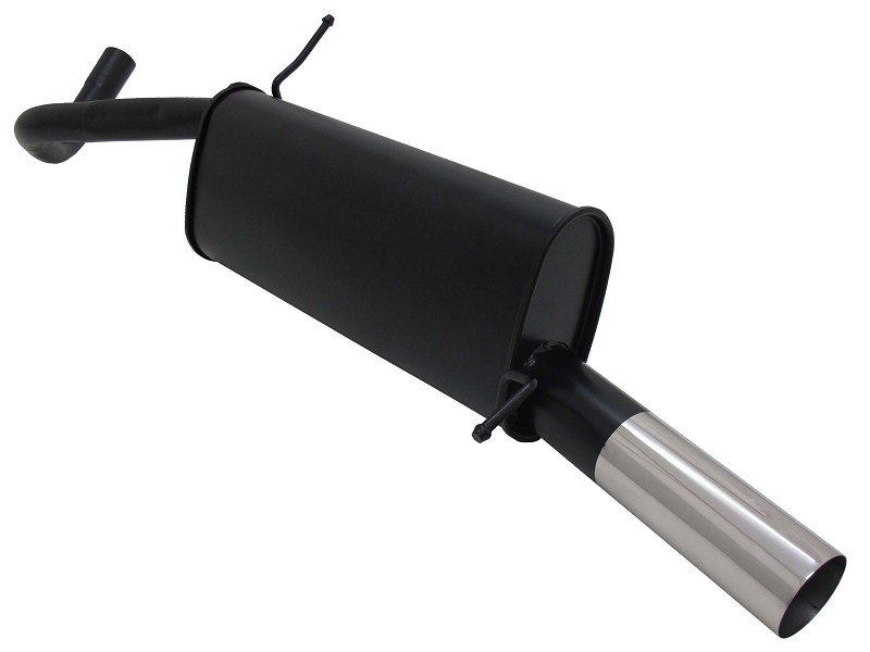 Novus Sport Endschalldämpfer für VW Polo 6R 1x76mm RL-Design A3351E76RL