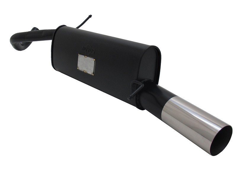 Novus Sport Endschalldämpfer für VW Polo 6R 1x90mm RL-Design A3351E90RL
