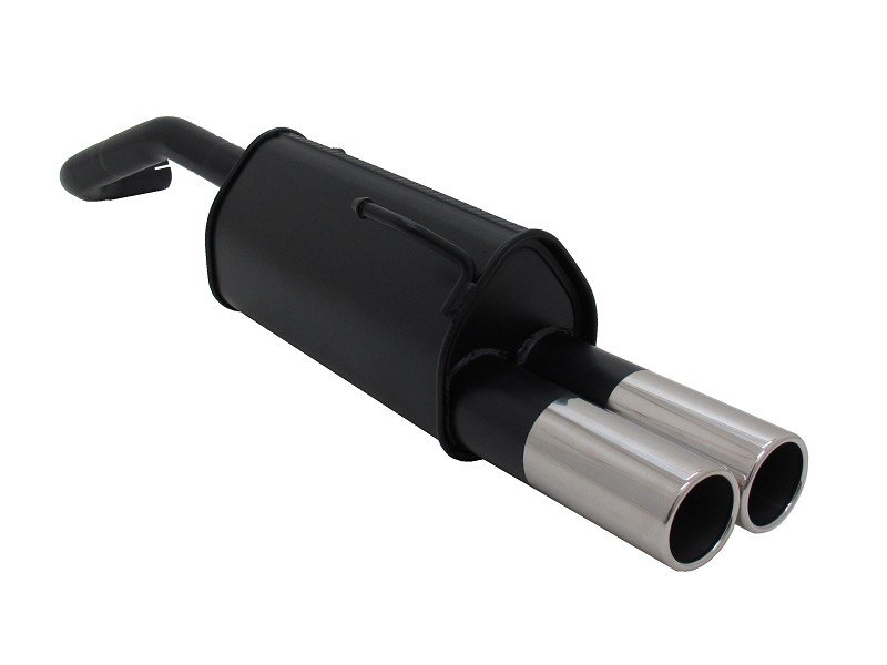 Novus Sport Endschalldämpfer für Seat Arosa / VW Lupo 2x76mm A3552E76