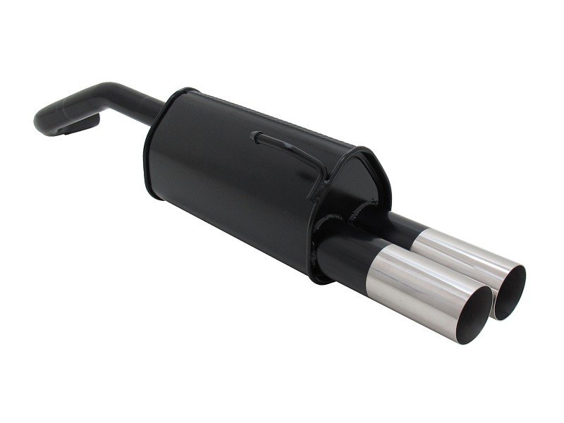 Novus Sport Endschalldämpfer für Seat Arosa / VW Lupo 2x76mm RL-Design A3552E76RL
