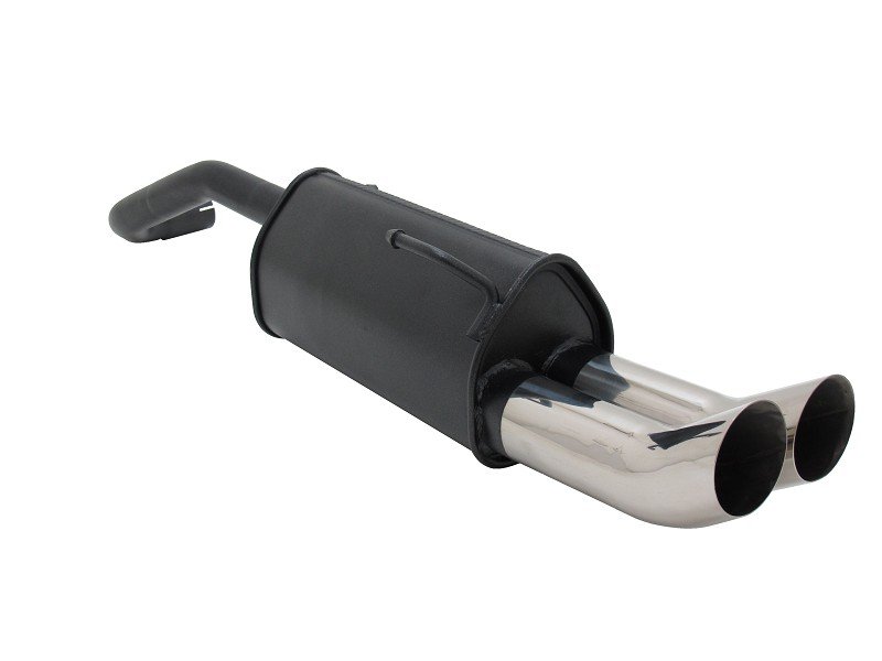 Novus Sport Endschalldämpfer für Seat Arosa / VW Lupo 2x76mm DTM A3552ED76