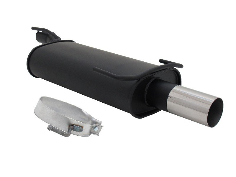 Novus Sport Endschalldämpfer für Opel Astra F / Opel Kadett E 1x76mm RL-Design A3881E76RL