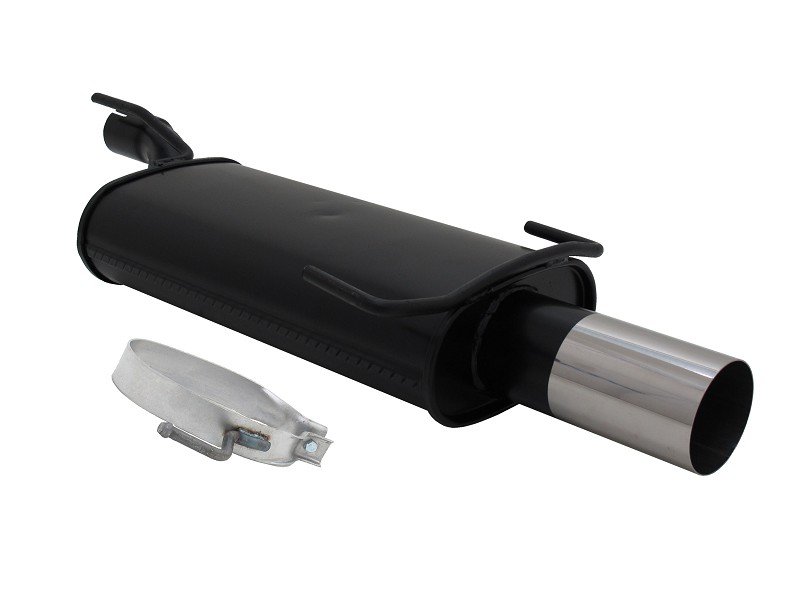 Novus Sport Endschalldämpfer für Opel Astra F / Opel Kadett E 1x90mm RL-Design A3881E90RL