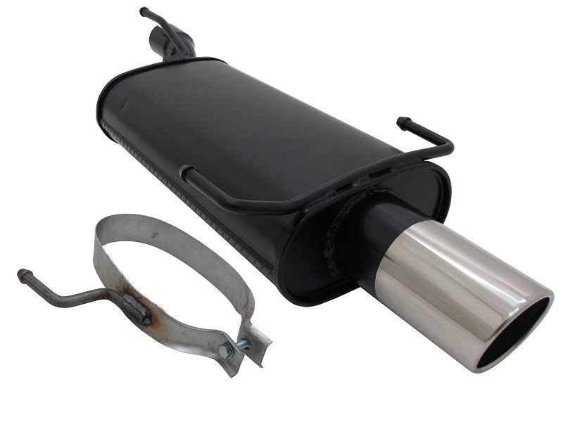 Novus Sport Endschalldämpfer für Opel Astra F / Opel Kadett E 1x90mm SR-Design A3881E90SR