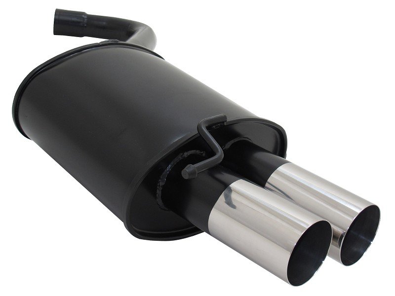 Novus Sport Endschalldämpfer für BMW E90 / E91 2x76mm RL-Design A3902E76RL