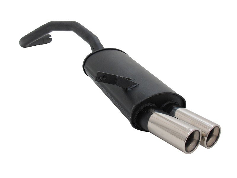 Novus Sport Endschalldämpfer für Renault Megane 2 2x76mm A4432E76