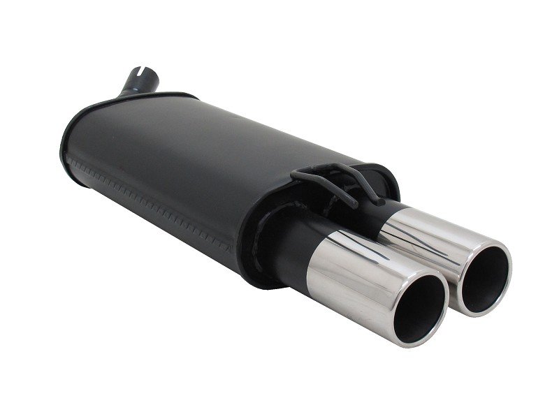 Novus Sport Endschalldämpfer für Renault Twingo C06 2x76mm A4472E76