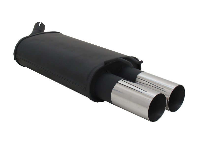 Novus Sport Endschalldämpfer für Renault Twingo C06 2x76mm RL-Design A4472E76RL