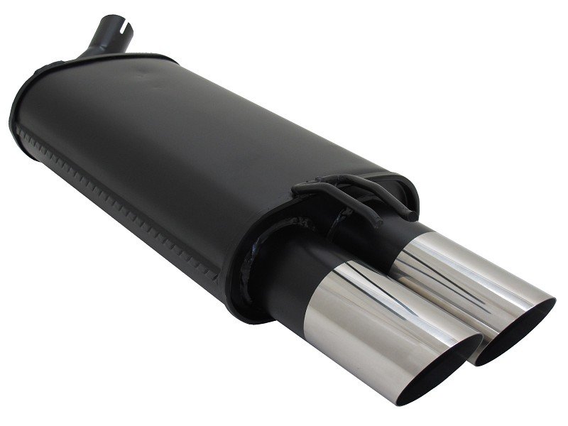 Novus Sport Endschalldämpfer für Renault Twingo C06 2x76mm MS-Design A4472E76S