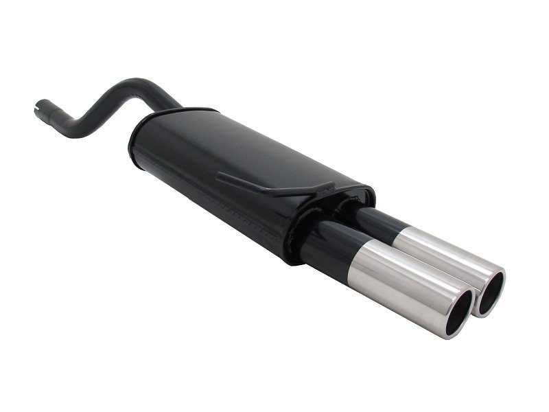 Novus Sport Endschalldämpfer für Renault Clio 2 2x76mm A4482E76