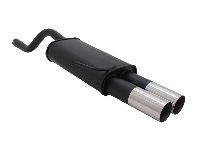 Novus Sport Endschalldämpfer für Renault Clio 2 2x76mm RL-Design A4482E76RL
