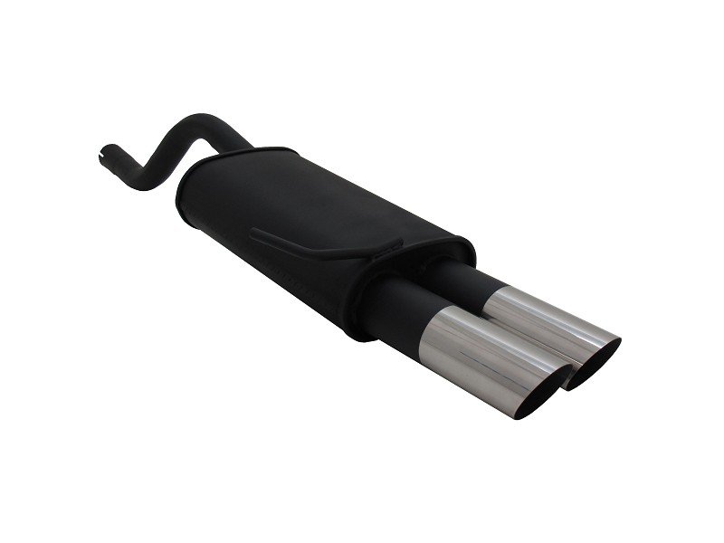 Novus Sport Endschalldämpfer für Renault Clio 2 2x76mm MS-Design A4482E76S
