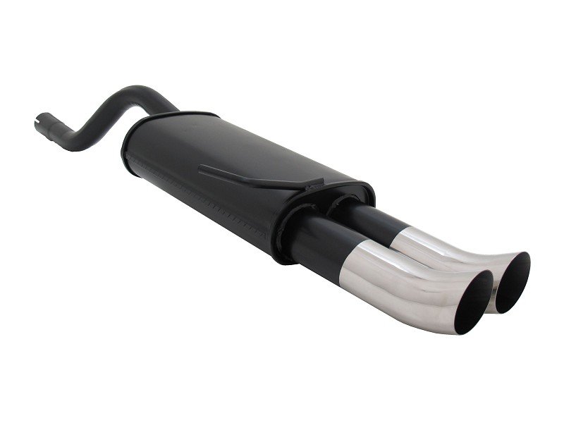 Novus Sport Endschalldämpfer für Renault Clio 2 2x76mm DTM A4482ED76