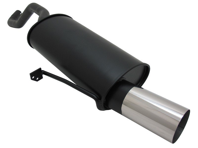 Novus Sport Endschalldämpfer für Renault Clio 3 1x90mm RL-Design A4491E90RL