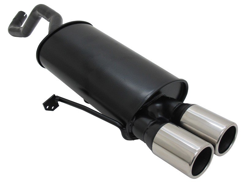 Novus Sport Endschalldämpfer für Renault Clio 3 2x76mm A4492E76