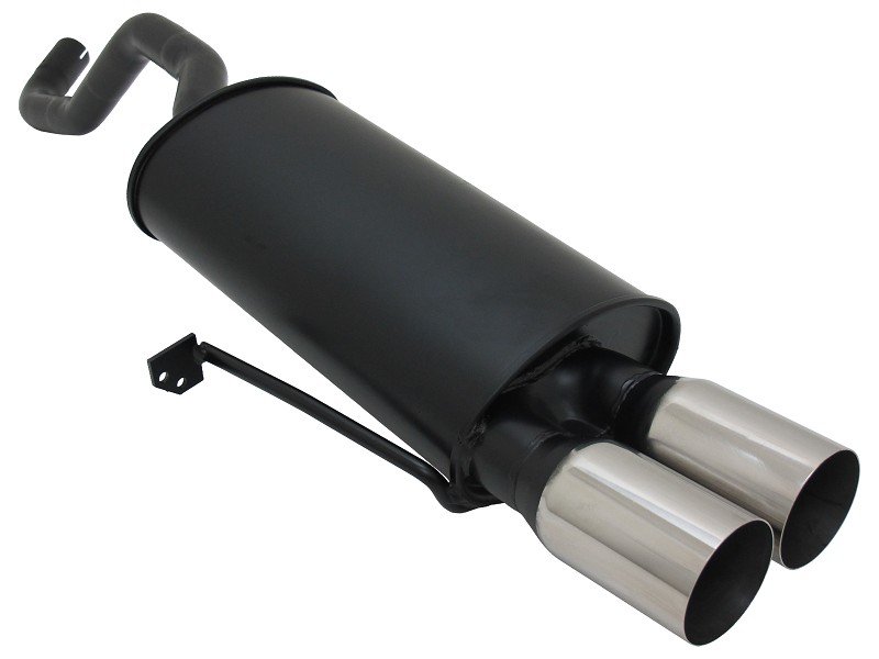 Novus Sport Endschalldämpfer für Renault Clio 3 2x76mm RL-Design A4492E76RL