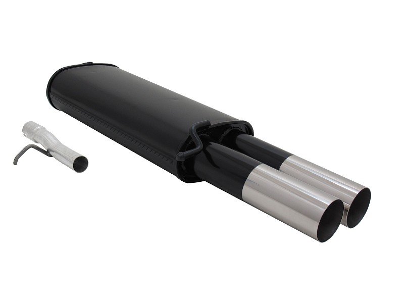 Novus Sport Endschalldämpfer für VW Passat 3B / 3BG 2x76mm RL-Design A4672E76RL