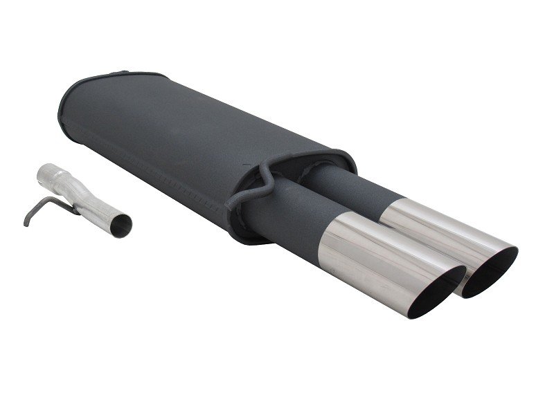 Novus Sport Endschalldämpfer für VW Passat 3B / 3BG 2x76mm MS-Design A4672E76S