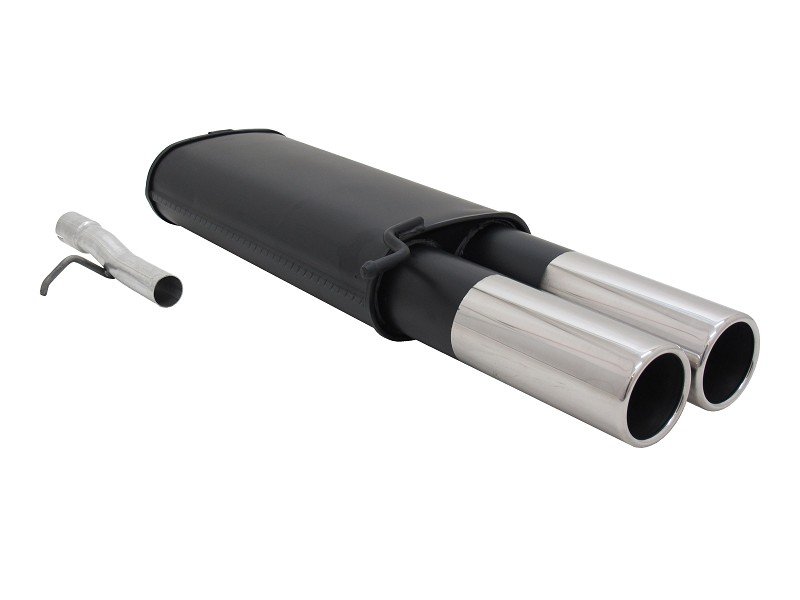 Novus Sport Endschalldämpfer für VW Passat 3B / 3BG 2x90mm A4672E90