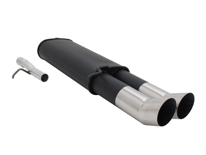 Novus Sport Endschalldämpfer für VW Passat 3B / 3BG 2x90mm DTM A4672ED90