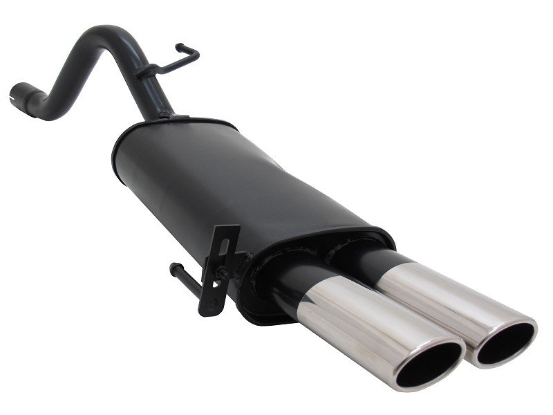 Novus Sport Endschalldämpfer für Fiat Grande Punto 199 2x85/58mm AM-Design A5082EAM