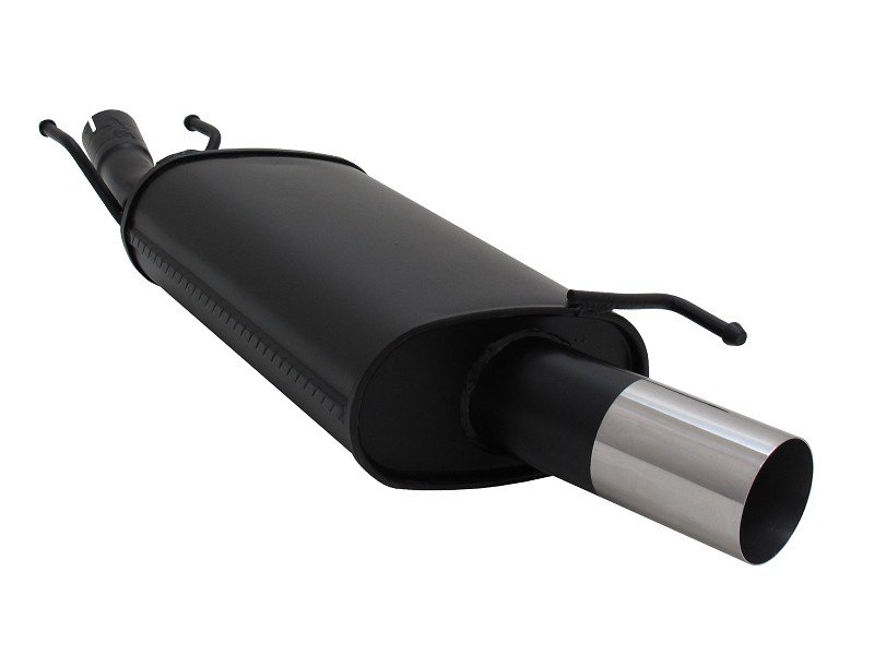 Novus Sport Endschalldämpfer für Ford Fiesta MK4 / MK5 / JAS / JBS 1x76mm RL-Design A5301E76RL