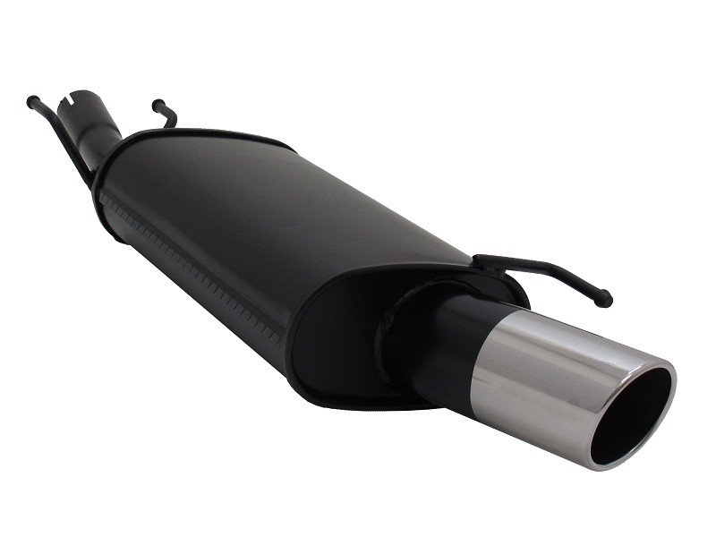 Novus Sport Endschalldämpfer für Ford Fiesta MK4 / MK5 / JAS / JBS 1x90mm SR-Design A5301E90SR