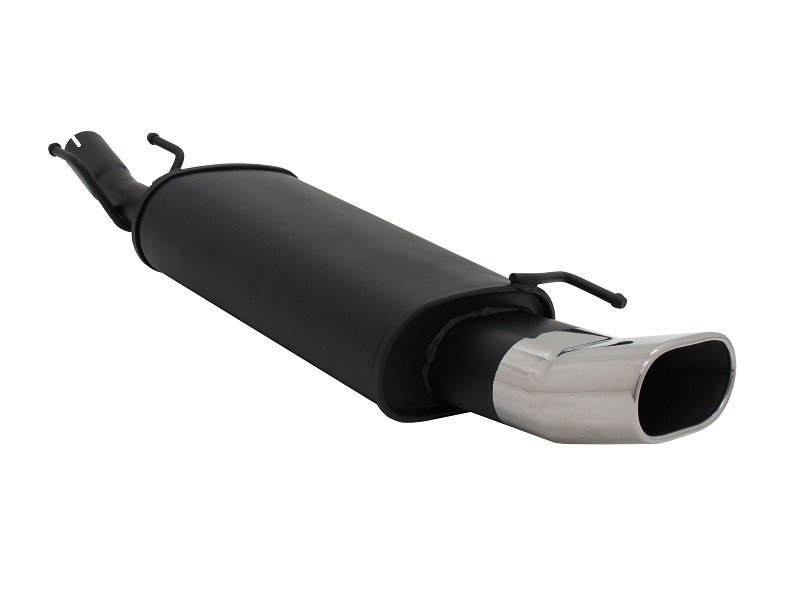 Novus Sport Endschalldämpfer für Ford Fiesta MK4 / MK5 / JAS / JBS 135x75mm DTM A5302EDTM