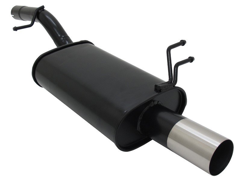 Novus Sport Endschalldämpfer für Ford Fiesta MK6 JH / JD 1x76mm RL-Design A5401E76RL