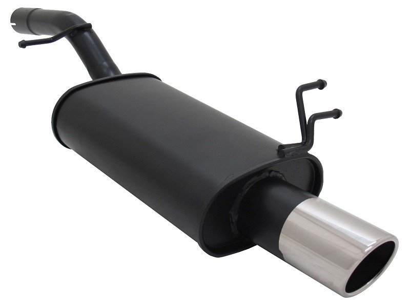 Novus Sport Endschalldämpfer für Ford Fiesta MK6 JH / JD 1x90mm SR-Design A5401E90SR