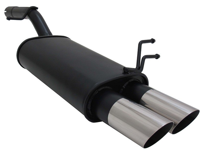Novus Sport Endschalldämpfer für Ford Fiesta MK6 JH / JD 2x76mm MS-Design A5402E76S