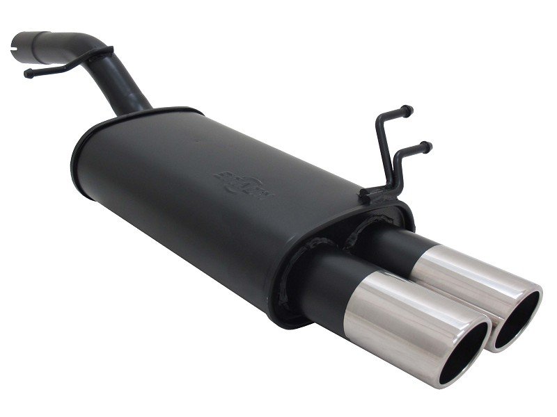 Novus Sport Endschalldämpfer für Ford Fiesta MK6 JH / JD 2x76mm SR-Design A5402E76SR