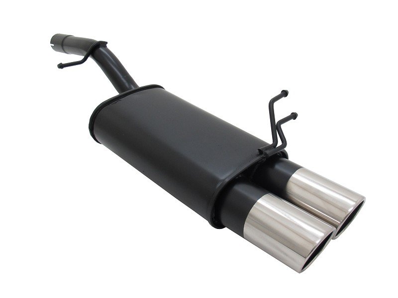 Novus Sport Endschalldämpfer für Ford Fiesta MK6 JH / JD 2x90mm SR-Design A5402E90SR